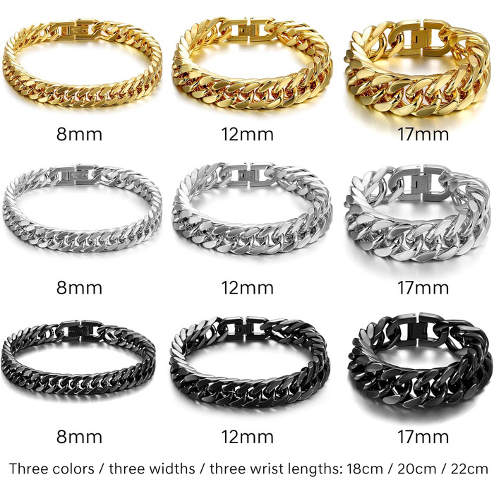 Чоловічий браслет з нержавіючої сталі 