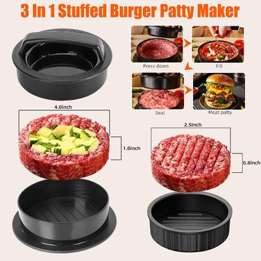 Набір аксесуарів для грилю JUAUO 27TLG: Тепаньякі, прес для бургерів, щипці, сумка, нержавіюча сталь (27 шт.)