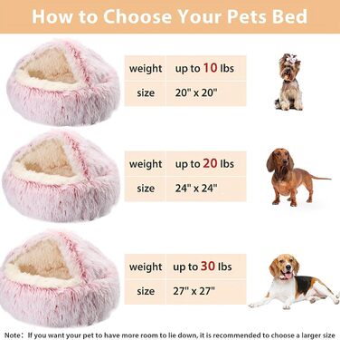 М'яке ліжко для собак та котів у формі мушлі, 60x60 см, рожеве. Зручне, тепле, миється. Ліжко для домашніх тварин, собаче ліжко, котяче ліжко