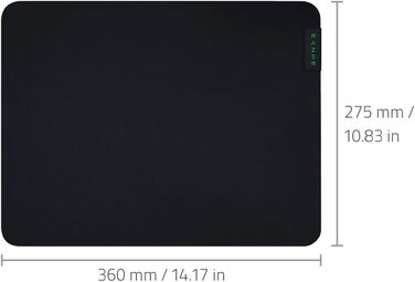 Ігровий килимок для миші Razer Gigantus V2 Medium, текстурований мікротканинний кидок, протиковзаюча гумова основа, чорний (450 x 400 x 3 мм)