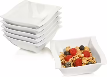 Sänger Cereal Bowl Set Paris, 6-Piece Bowl Set for 6 People Made of Porcelain, Bowl 500 ml | PREMIUM COLLECTION