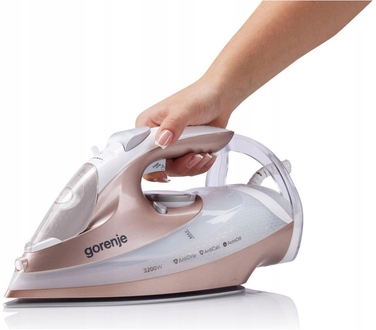 Парова праска Gorenje SIH3200WR 3200 Вт, керамічна підошва, система крапельного стопу