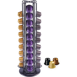 Організатор для капсул Dolce Gusto та Nespresso, шухляда на 20 капсул, чорний