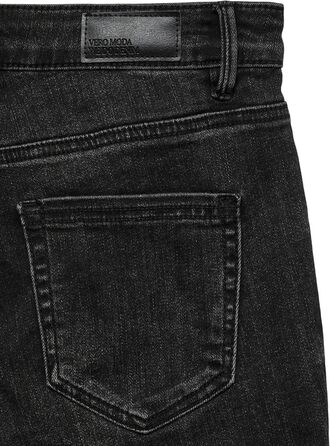 Джинси жіночі VERO MODA Skinny Fit Vmflash Mid Rise, чорний денім, розмір M/30L