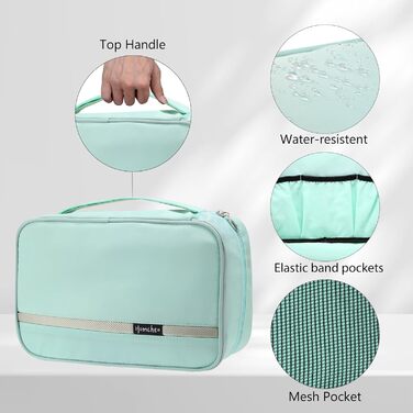 Зручна накидка на унітаз, водонепроникна, складана, портативна, для чоловіків та жінок (L, м'ятно-зелений)