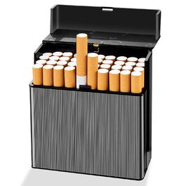 Металеве тютюнотримач Groß: Алюмінієвий кейс для сигарет на 40 штук, стильний дизайн, нержавіюча сталь