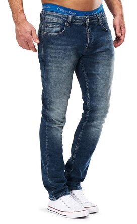 Чоловічі джинси Merish Slim Fit Stretch Denim 9148-2100, сині 33W/32L