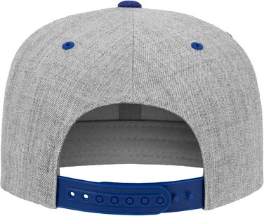 Кепка бейсболка Flexfit Unisex Classic Snapback двоколірна універсального розміру heather/Royal