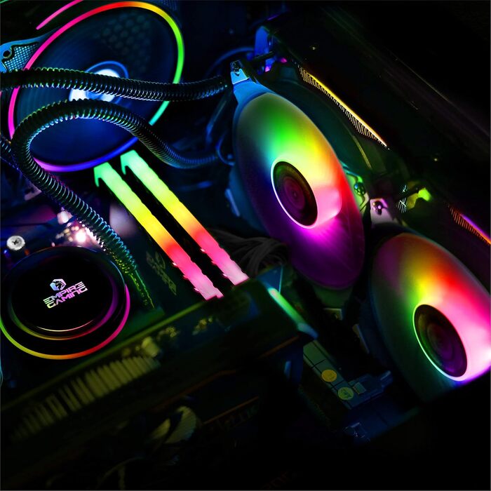 Система водяного охолодження EMPIRE GAMING Guardian G-V20 AIO 240мм для ПК – CPU, RGB, Intel/AMD