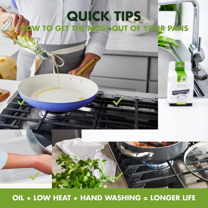 Млинцева пательня GreenPan Essentials 24 см, керамічна антипригарна, без PFAS, для індукції, духовки до 160°C, чорна, можна мити в посудомийній машині