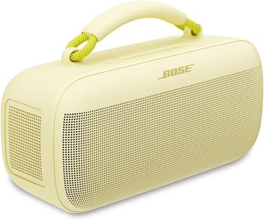 Портативна Bluetooth колонка Bose SoundLink Max – потужна акустика з водозахистом, до 20 годин роботи від акумулятора, USB-C, AUX, колір: цитрусовий жовтий