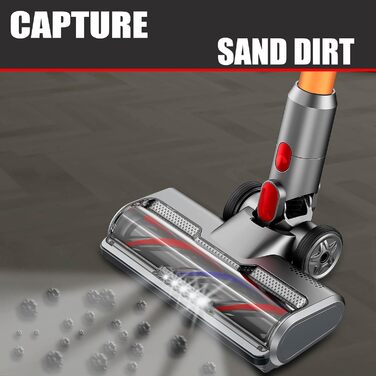 Італдос Турбощітка електрична для пилососів Dyson V7 V8 V10 V11 V15 з LED-підсвічуванням