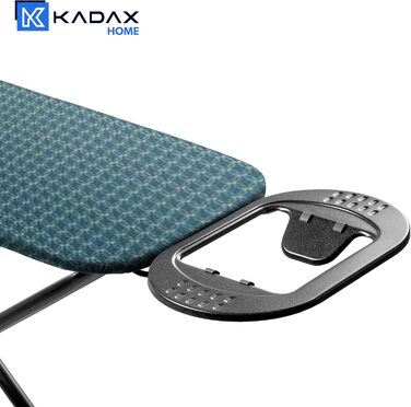 Прасувальна дошка KADAX 110x30 см, складна, з регульованою висотою, для дому, Made in EU (Блакитна)
