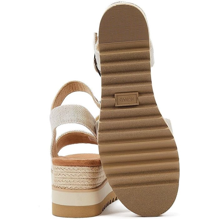 Пантолети жіночі TOMS Diana 39 EU натуральна шкіра бежеві
