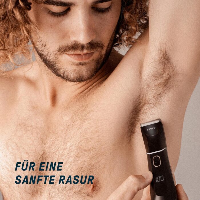 Тілогрумер 2.0: чоловічий триммер для тіла з безпечною клинком, 120 хв роботи, водонепроникний, LED-підсвітка, режим Beast, з Німеччини