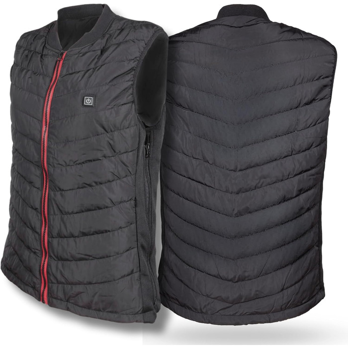 Обогреваемая жилетка Premium | Размеры XS-XXL | Жилетка з підігрівом для жінок та чоловіків | до 55°C з 5 зонами підігріву | З та без Powerbank XXL. З Powerbank