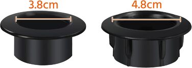 Yaheetech Parasol Stand Garden Umbrella Holder Umbrella Weight Round Balcony Parasol Stand for Umbrella Poles up to 38/48 mm, 14 KG