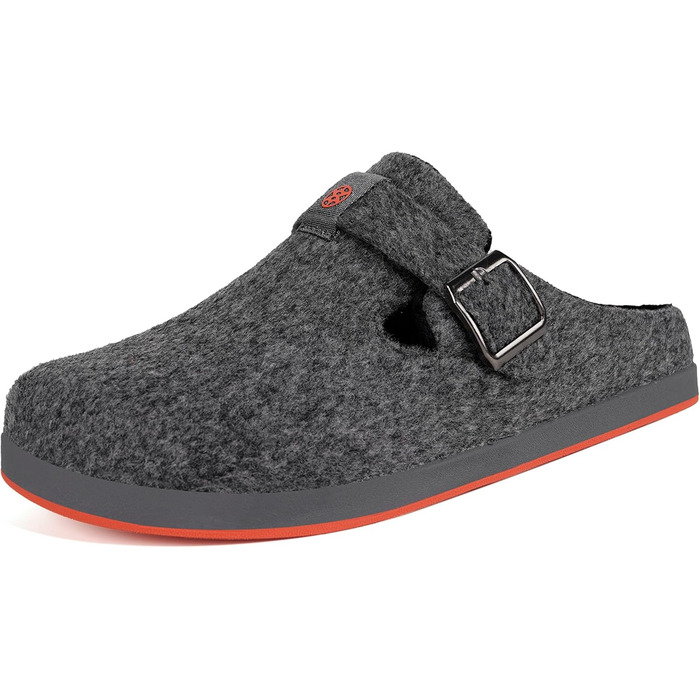 Тапочки з фетру Gaatpot Filzclog, теплі домашні тапочки для жінок та чоловіків, розмір 36-46, сірий колір