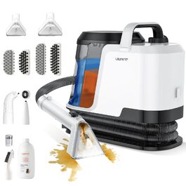 Uwant Y100 Пароочисник для диванів, килимів та авто. 3-в-1, 18KPA, 1750W, 65°C, самоочищення, 7 насадок та засіб для чищення, 2 роки гарантії