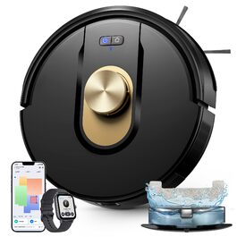 Робот-пилосос Vexilar з функцією миття підлоги, 8000Pa, LiDAR-навігація, 5 карт, 180 хвилин роботи, 50dB, керування через додаток та голосовий помічник, для твердих підлог та килимів