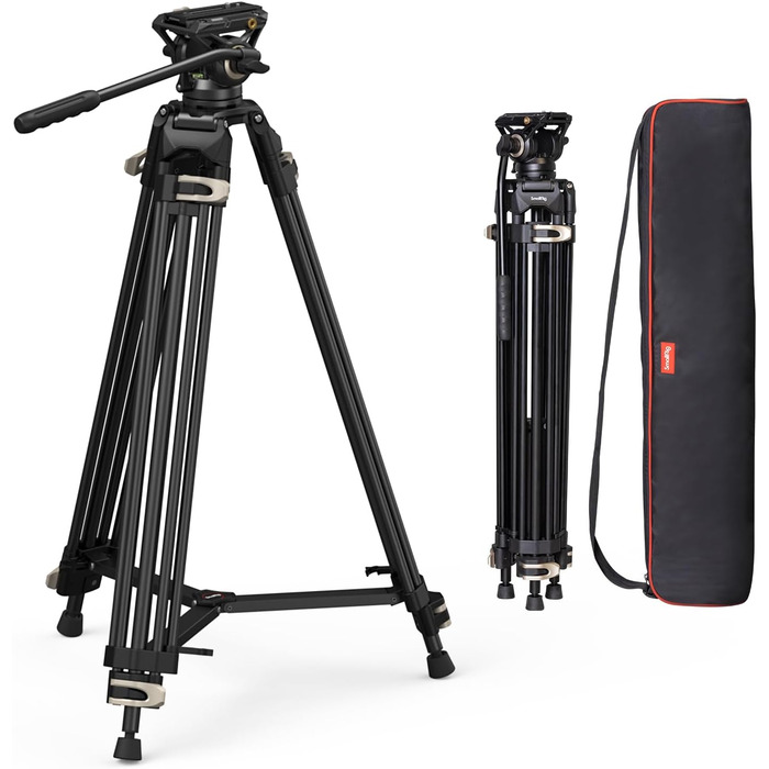 SMALLRIG Штатив відео, 186 см, для DSLR, Camcorder, камер, вантажопідйомність 8 кг - 3751B