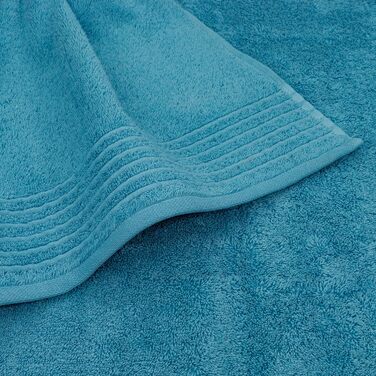 Möve Handtuchset New Classic 6-Piece Towel Set - 2x 30x50 cm + 2x 50x100 cm + 2x 67x140 cm, 100% Cotton, Cornflower