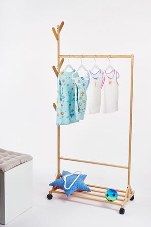 Набір з 30 дитячих вешалок OGIVO з оксамиту, 30 см, білі