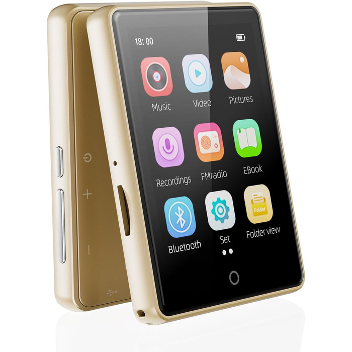 MP3 плеєр для дітей 64GB з Bluetooth 5.3, 2.8