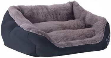 Килимок для кота та собаки AcserGery: м'яке ліжко, теплий лежак, чорний колір