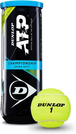 Тенісні м'ячі Dunlop ATP Championship, 12 шт. у банці