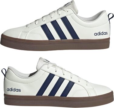 Кросівки Adidas VS Pace 2.0 для чоловіків з шкіри (HP6006) - Off White, Dark Blue, Gold Met (41 1/3 EU)