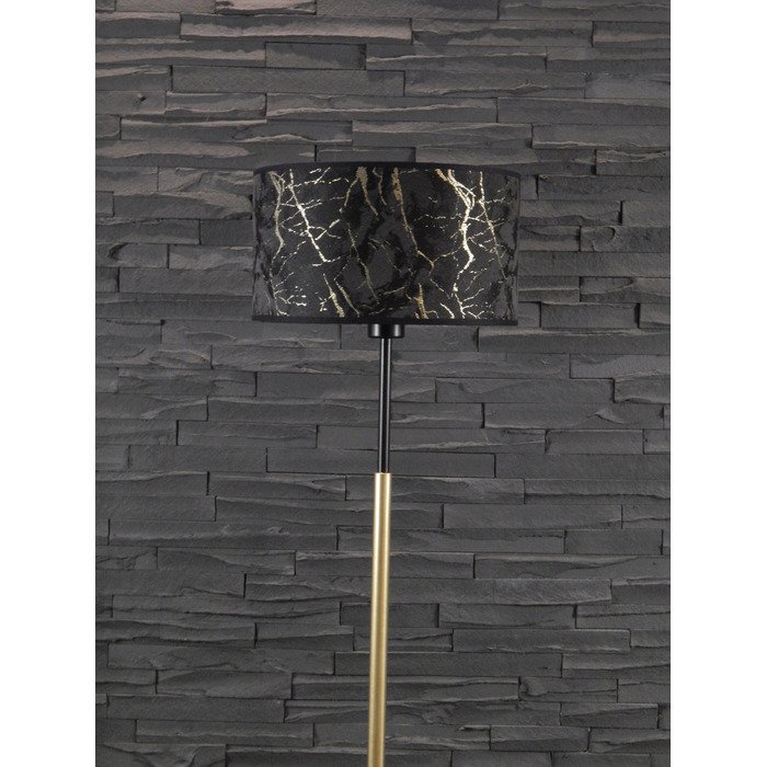 Підлогова лампа Adex E27 60 Вт, чорна, багатоколірна, жовта