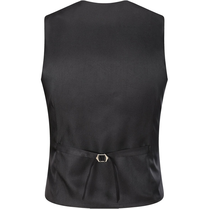 Чоловіча формальна жилетка для костюма або смокінга - Чорна - X-Large