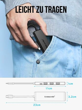 Док-станція USB-C Hub з 3 дисплеями, 2025 Upgrade: Dual 4K HDMI, VGA, 1000M Ethernet, 4 USB A 3.0/2.0, 100W PD, SD/TF, AUX 3.5mm, адаптер USB Multiport для Windows/Mac/Dell/HP та інших пристроїв з Type C (Чорний)