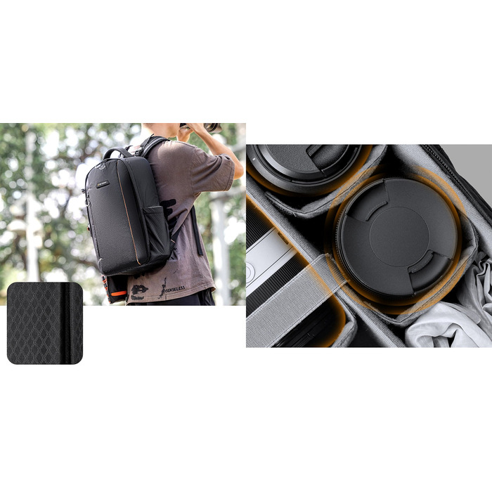 Фоторюкзак K&F Concept Beta Backpack 18 л — чорний