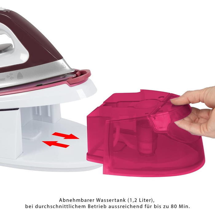 Clatronic® станція для прасування з парою DBS 3749 (біла) | 3,5 бар, 1,2 л, 2400 Вт | Anti-Tropf System