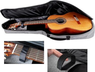 Чохол для гітари Shaman WGB-115 GY Premium-Line - Водовідштовхуючий, міцний, з рюкзак-переноскою та кишенею для аксесуарів