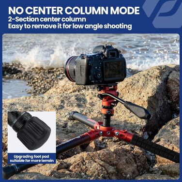Штатив Fotopro Carbon X-Aircross 3: Легкий, 151 см, 360° Кулькова Голова, для Камери, Відео, 10 кг, Синій