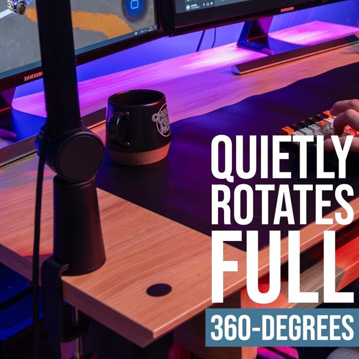 Штурмова стійка для мікрофона Shure by Gator з кабельною системою, чорна (SH-BROADCAST1)