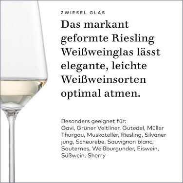 Кельхі для білого вина Riesling від Zwiesel Glas (2 шт.), Tritan®-кришталь, Made in Germany