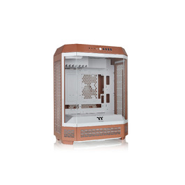 Корпус для ПК Thermaltake The Tower 600 Mocha Mousse, вертикальний Mid Tower, підтримка E-ATX/ATX, загартоване скло, підтримка радіатора 420 мм, Hidden Connector