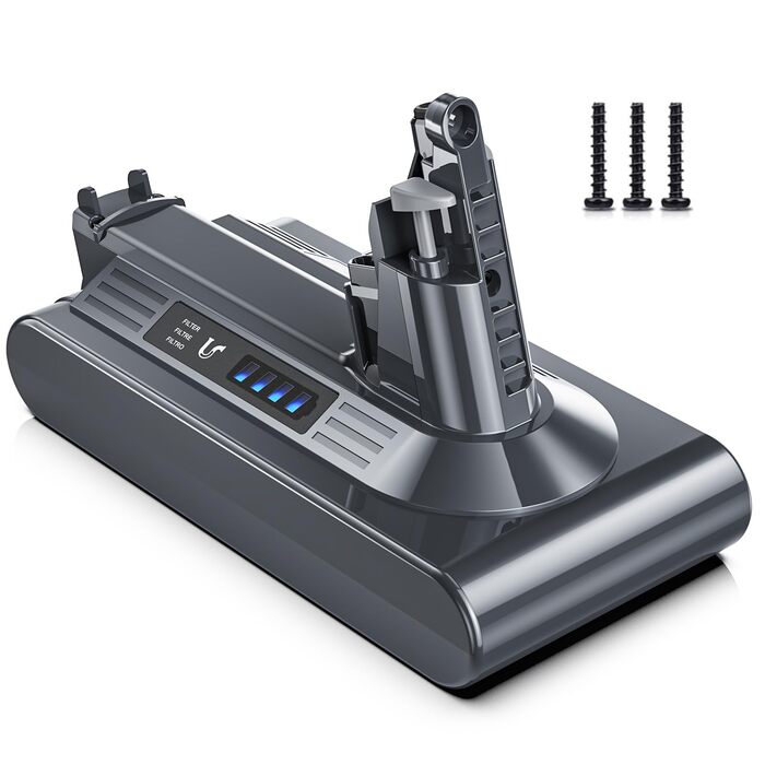 Акумулятор Keenstone V8 8000mAh для пилососів Dyson SV10 V8 (Animal, Motorhead, Fluffy, Slim, Total Clean, Extra) з 3 фільтрами