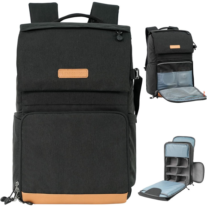 Рюкзак для фотографа K&F Concept 22L з відділенням для ноутбука 15,6