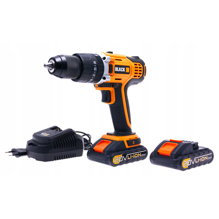 Акумуляторний шурупокрут Black+Decker 18 В BDCHD18K1B2
