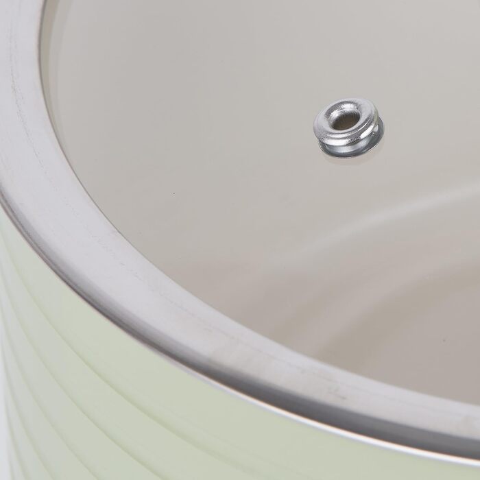 Набір сковорідок Swan SWPS5020GN, 5 шт., ретро-дизайн, алюміній, зелений, 29.5x47x18 см