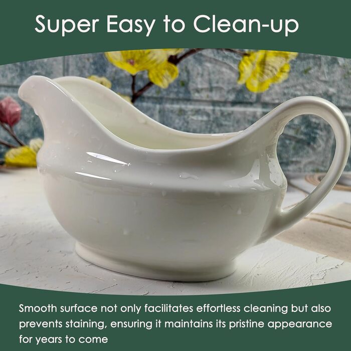 Large-capacity sauce dish, 530 ml, White – perfect for serving delicious sauces and condiments