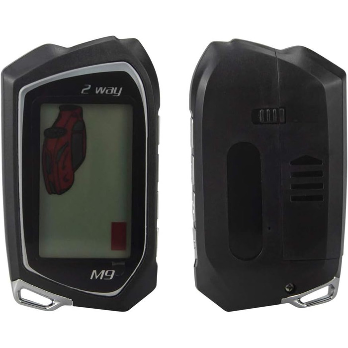 Двостороння автосигналізація Easyguard EC201-M9 з LCD-пейджером 4,4 см, дистанційним запуском, турботаймером, датчиком удару, DC12V