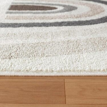 Дитячий килим Kinderteppich DOTS бежево-рожевий 80x150 см, Öko-Tex, для дівчаток, в дитячу кімнату