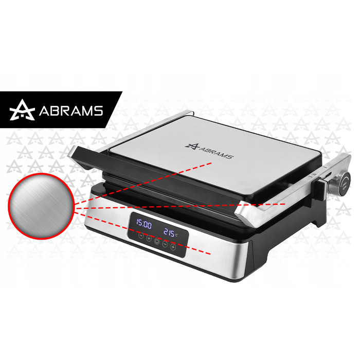 Електричний контактний гриль Abrams B530, 2200 Вт