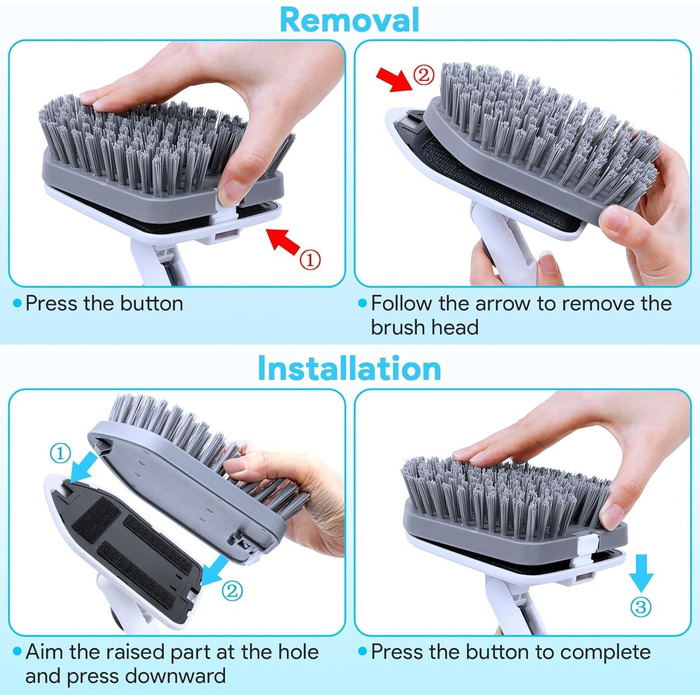 Bathroom Cleaning Brush with 52